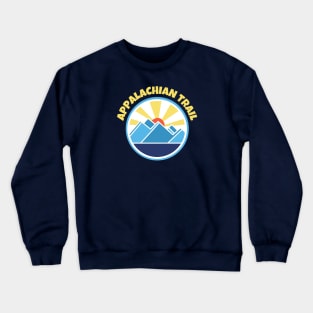 Appalachian Trail Abstract Mountains Crewneck Sweatshirt